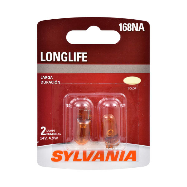 SYLVANIA 168NA Long Life Mini Bulb, 2 Pack, , hi-res